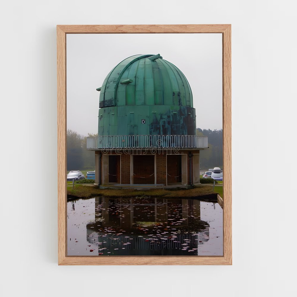 Poster Réflexion Émeraude – affiche Astronomie (vue 4)